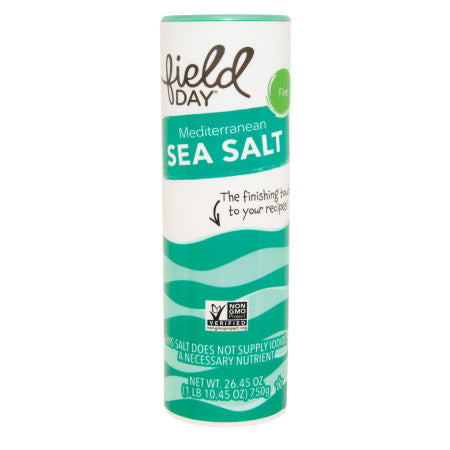 Field Day Mediterranean Sea Salt Fine 26.5oz *TPR* Supply