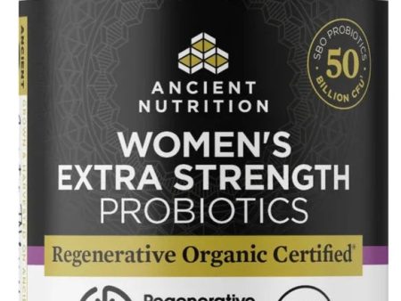 Ancient Nutrition Regenerative Organic Certified® Women s Extra Strength Probiotics 60ct *Discontinued* Online