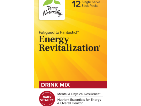 Fatigued to Fantastic!™ Energy Revitalization Drink Mix (Stick Packs) 12ct **Free Shipping** Supply