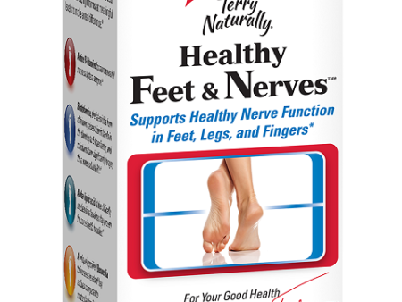 Terry Naturally Healthy Feet & Nerves 120ct **Free Shipping** Supply