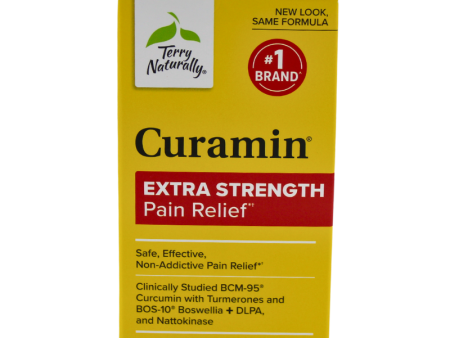 Terry Naturally Curamin® Pain Relief Extra-Strength Tablets 60ct **Free Shipping** Hot on Sale