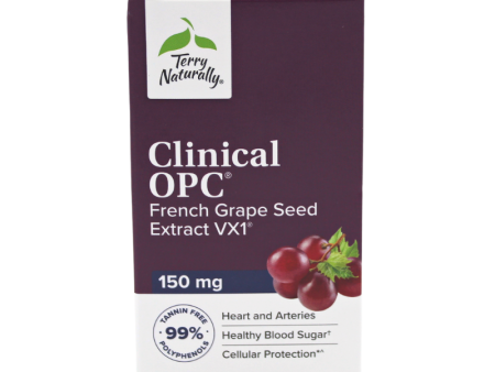 Terry Naturally Clinical OPC® 150mg 60ct **Free Shipping** Cheap