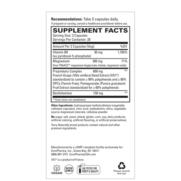 Terry Naturally Clinical OPC® Heart 60ct **Free Shipping** on Sale