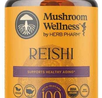 Mushroom Wellness by Herb Farm Reishi 90ct For Discount