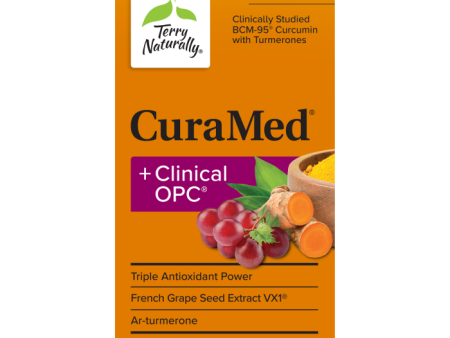 Terry Naturally CuraMed +Cilinical OPC 60ct **Free Shipping** Cheap