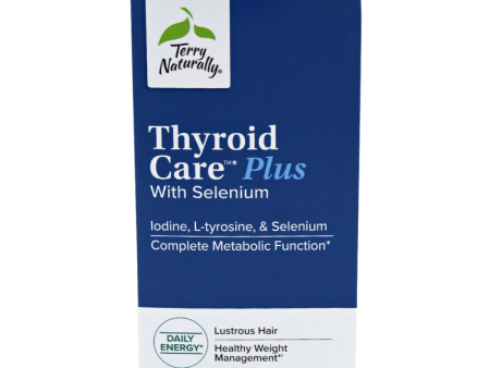 Terry Naturally Thyroid Care Plus 120ct **Free Shipping** Sale