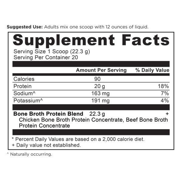 Ancient Nutrition Bone Broth Protein Pure 15.7oz Fashion