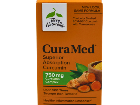 Terry Naturally CuraMed 750mg 30ct **Free Shipping** Online now