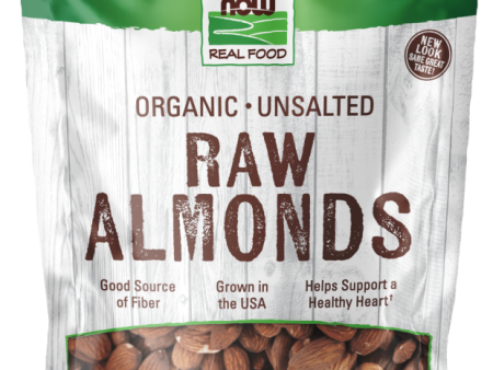 Now Almonds Whole Raw Organic 12oz Fashion