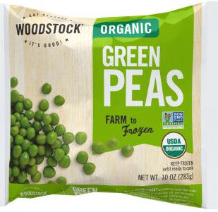 Woodstock Organic Green Peas 10oz *Save Every Day* Online now