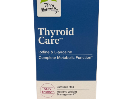 Terry Naturally Thyroid Care 120ct **Free Shipping** Fashion