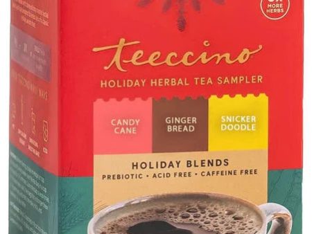 Teeccino Holiday Herbal Tea Sampler 12ct *Temporary Item* Cheap