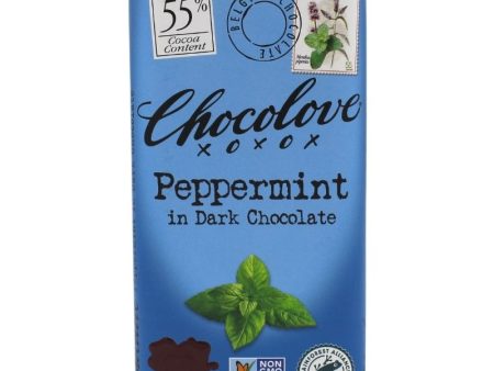 Chocolove Peppermint in Dark Chocolate 3.2oz Online Sale