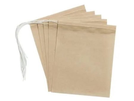 HIC Unbleached Tea Bags 3-6 cup size 100ct on Sale