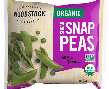 Woodstock Organic Sugar Snap Peas 10oz *Save Every Day* For Sale