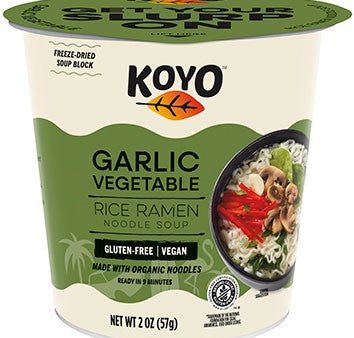 Koyo Rice Ramen Noodle Soup Garlic Vegetable 2oz *Save Every Day* Online