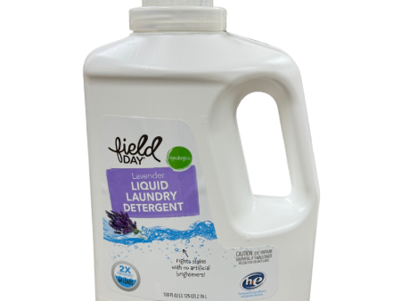 Field Day Liquid Laundry Detergent Lavender 100oz Supply