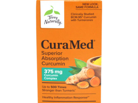 Terry Naturally CuraMed 375mg 60ct **Free Shipping** For Cheap