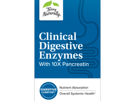 Terry Naturally Clinical Digestive Enzymes w 10x Pancreatin 90ct Sale