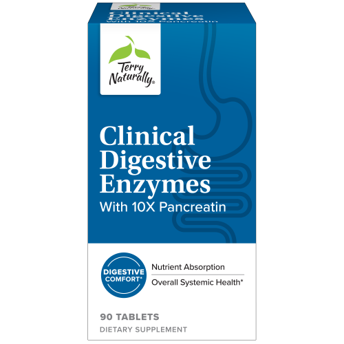 Terry Naturally Clinical Digestive Enzymes w 10x Pancreatin 90ct Sale