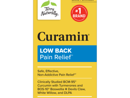 Terry Naturally Curamin® Low Back Pain Relief*† 60ct **Free Shipping** Supply