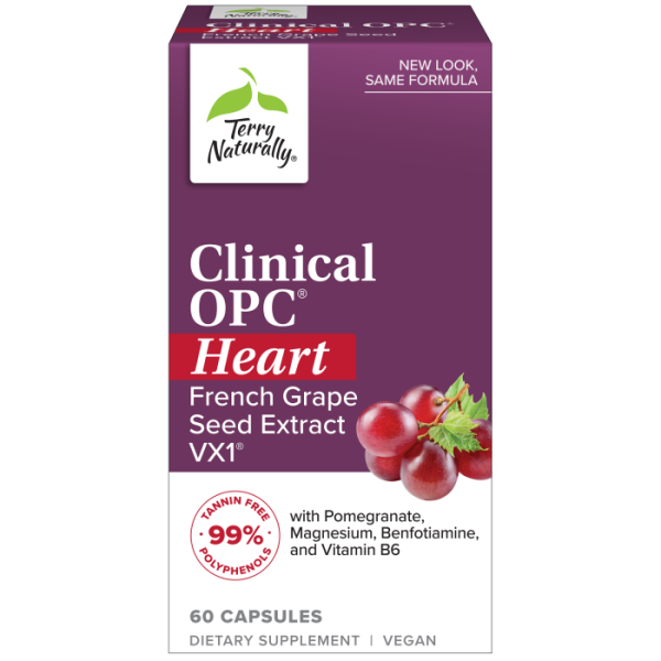 Terry Naturally Clinical OPC® Heart 60ct **Free Shipping** on Sale