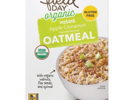 Field Day Instant Oatmeal Apple Cinnamon Organic 11.3oz *On Sale* Online now