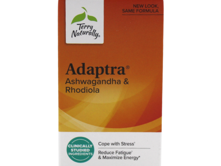 Terry Naturally Adaptra Adaptogen Formula 60ct **Free Shipping** Online now