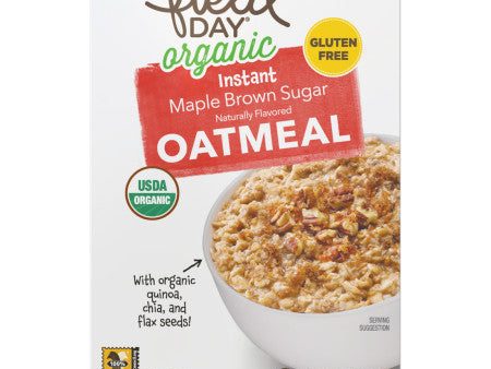 Field Day Instant Oatmeal Maple Brown Sugar Organic 11.3oz *On Sale* Online Sale