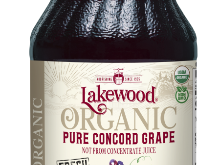 Lakewood Concord Grape Juice Pure Organic 32oz Hot on Sale