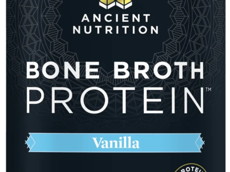 Ancient Nutrition Bone Broth Protein Vanilla 17.4oz Supply