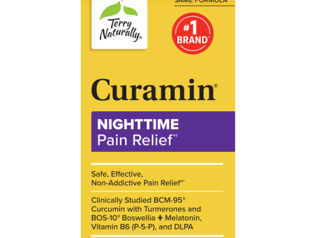 Terry Naturally Curamin® Pain Relief Nighttime Capsules 60ct **Free Shipping** Hot on Sale