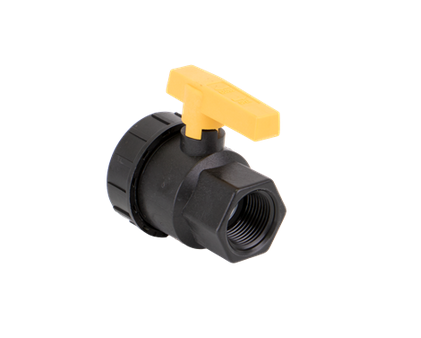 Banjo UV100FP - 1  Single Union Poly Valve with 300 Max PSI, 1  Pipe Size & 1  Opening Thru Ball Online now