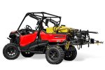 3 Section 100 Gal Electronically Controlled UTV Skid Sprayer - 4 HP Honda Engine w Ace Centrifugal Pump, KZ Valve & 744A TeeJet Controller For Cheap