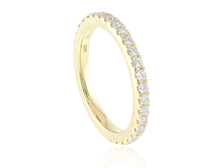 Diamond Yellow Gold Eternity Ring Online now