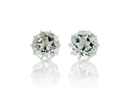 Dottie Earrings in White Quartz Online Hot Sale