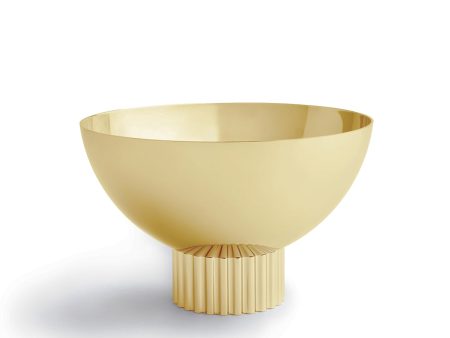 Striations Nut Bowl, Gold Hot on Sale