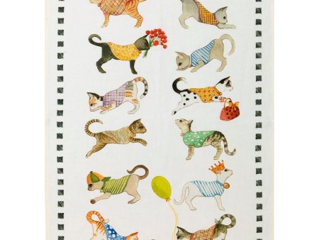 Cat Besties Tea Towel For Discount