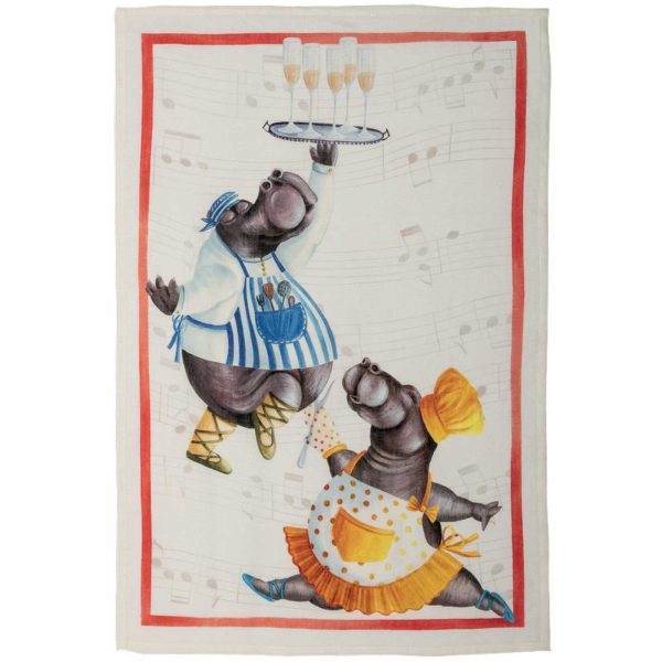 Let s Dance Tea Towel Online Sale