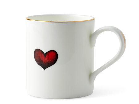 Red Love Heart Majestic Mug For Discount